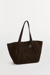 Pedro del Hierro Bolsa de compras de croute Marrom