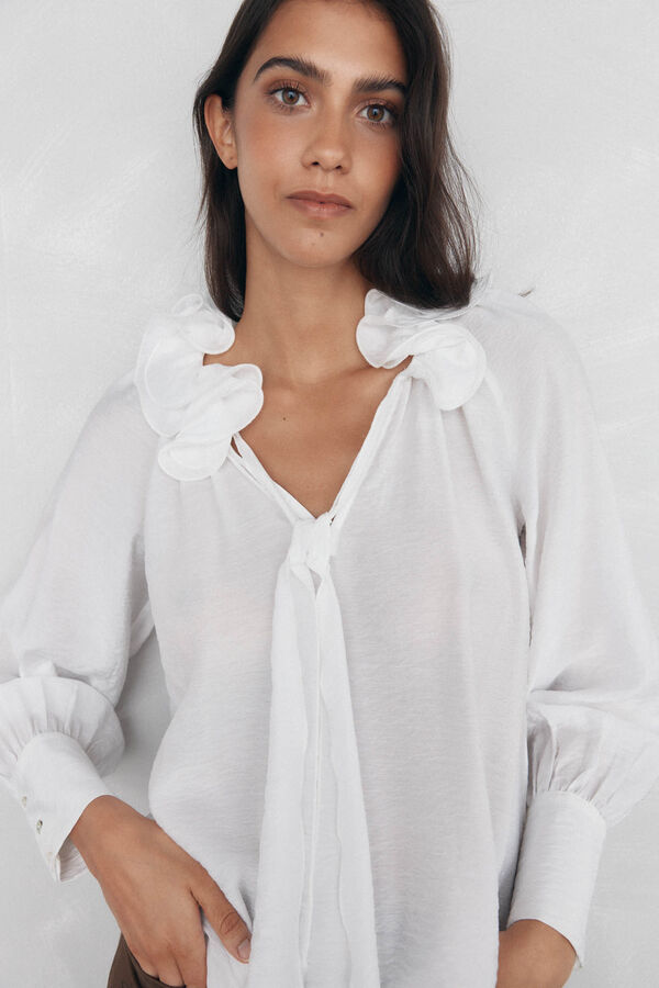 Pedro del Hierro Plain loose blouse White