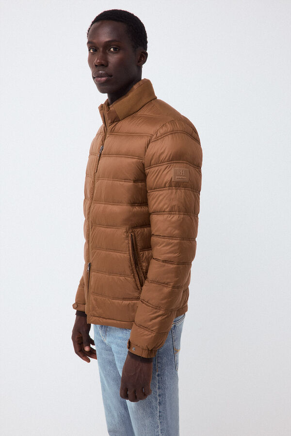 Pedro del Hierro Ultralight puffer jacket Beige