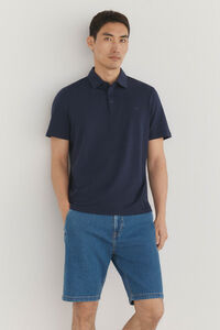 Pedro del Hierro Regular fit denim Bermuda shorts