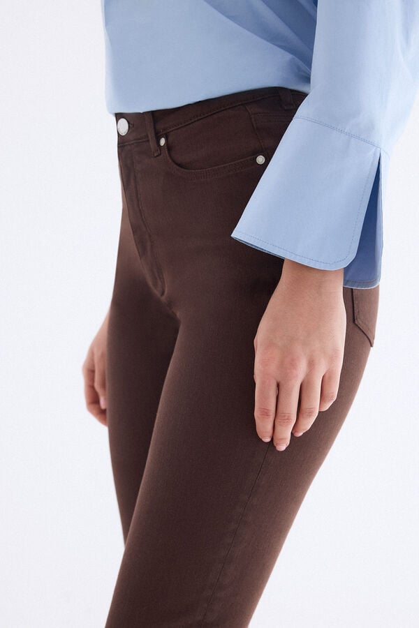 Pedro del Hierro Push up skinny jeans Brown