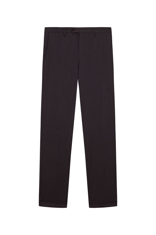 Pedro del Hierro Tailored basic coordinated suit trousers Grey