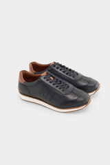 Pedro del Hierro Iconic rubber-soled sneaker Blue