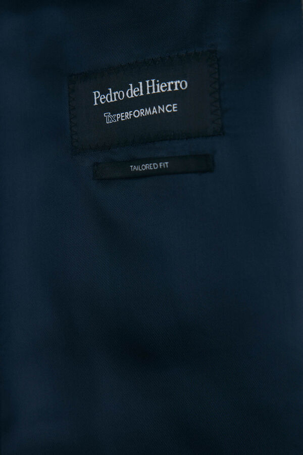 Pedro del Hierro Smooth tailored bi-stretch blazer Grey