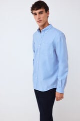 Pedro del Hierro Plaid shirt Blue