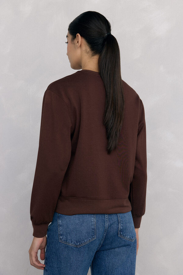 Pedro del Hierro PDH logo sweatshirt Brown