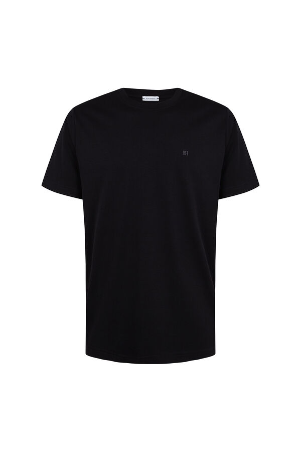 Pedro del Hierro Mercerized T-shirt Black