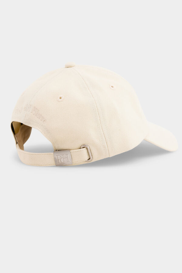 Pedro del Hierro Embroidered logo cap Ecru