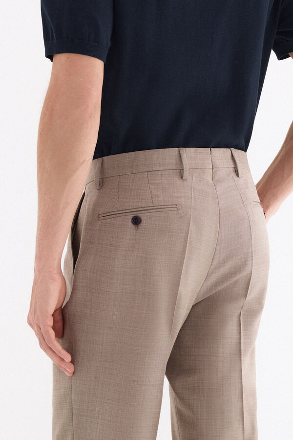 Pedro del Hierro Cal&ccedil;as com estrutura de alfaiataria Marrom