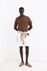 Pedro del Hierro Camiseta lisa Marr&oacute;n