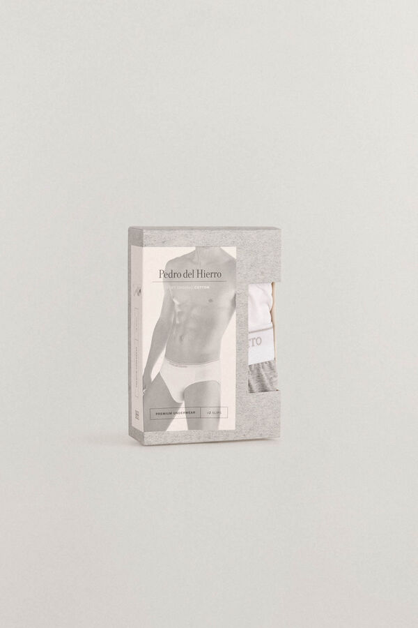 Pedro del Hierro Pack of 2 jersey-knit briefs White
