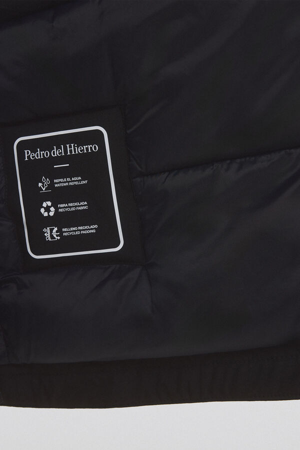 Pedro del Hierro Parka with removable elements Black