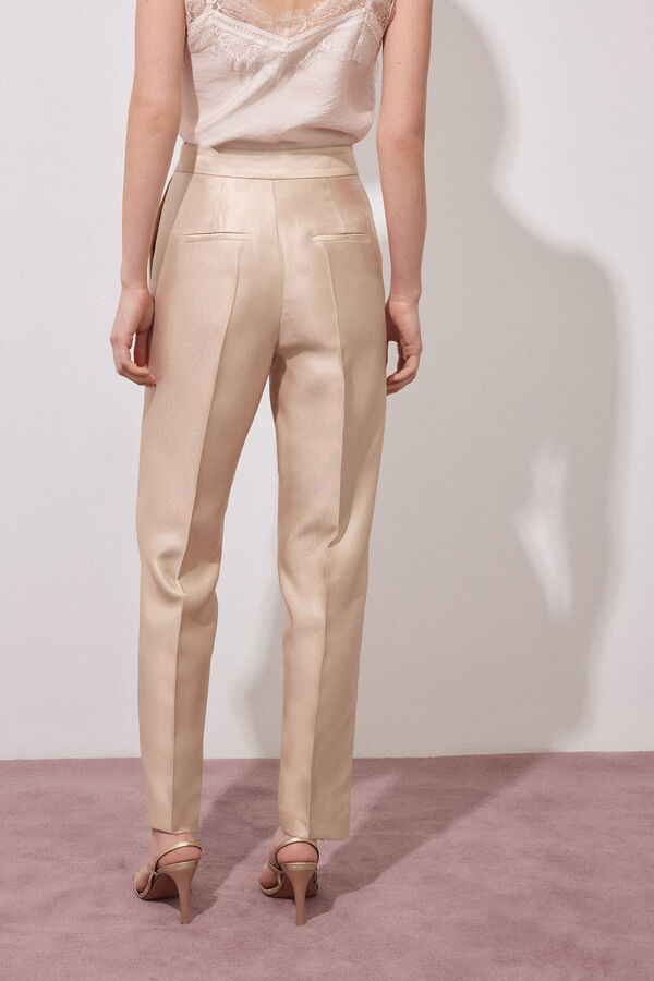Pedro del Hierro Gold smart trousers Yellow