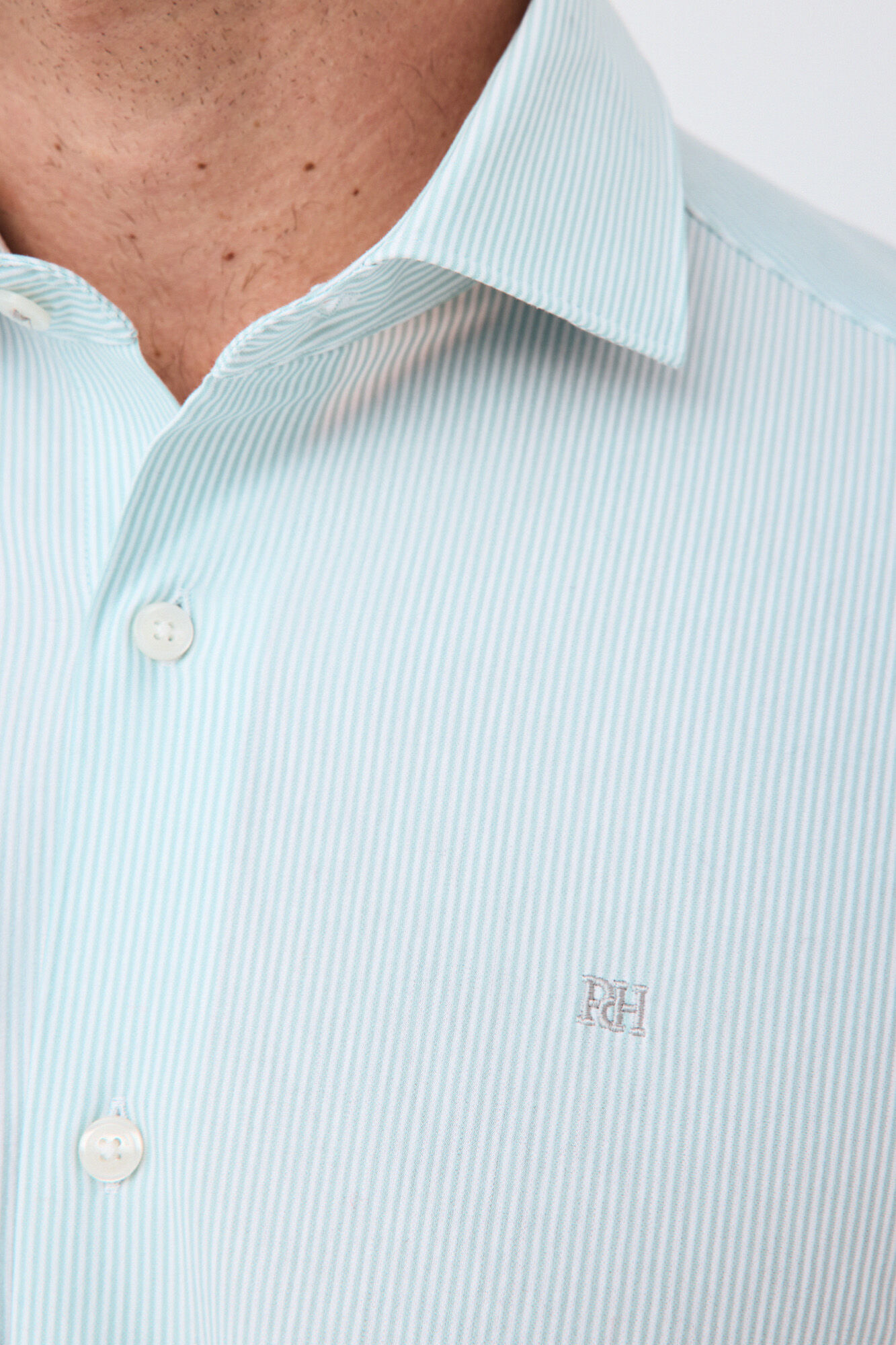 Pedro del Hierro Striped jersey-knit shirt