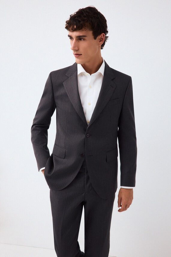 Americana traje coordinado slim línea alta espiga