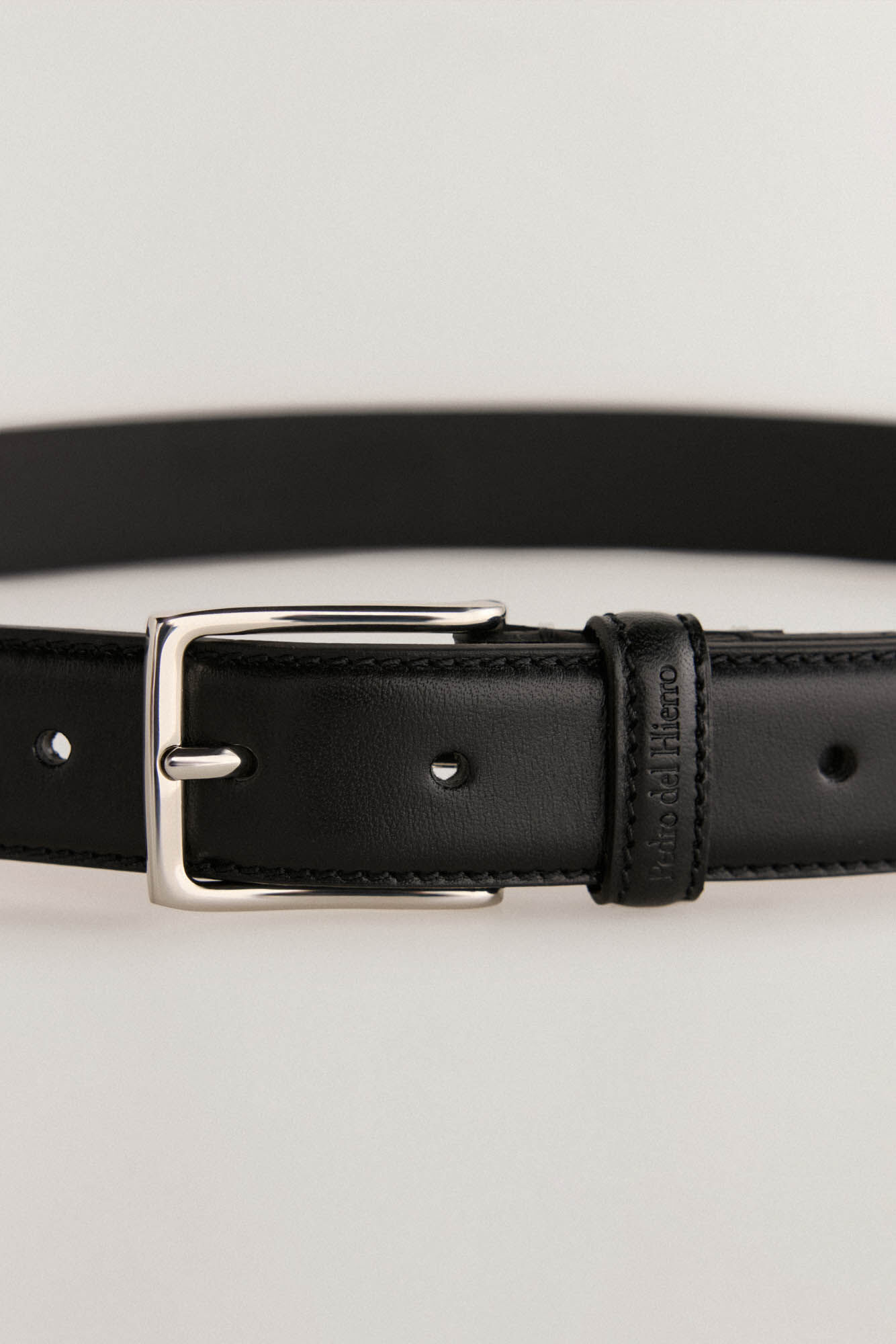 Pedro del Hierro leather dress belt