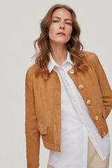 Pedro del Hierro Chaqueta de ante Marrón