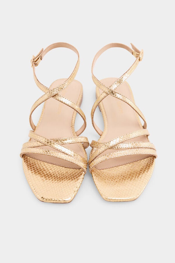 Pedro del Hierro Gold sandal Yellow