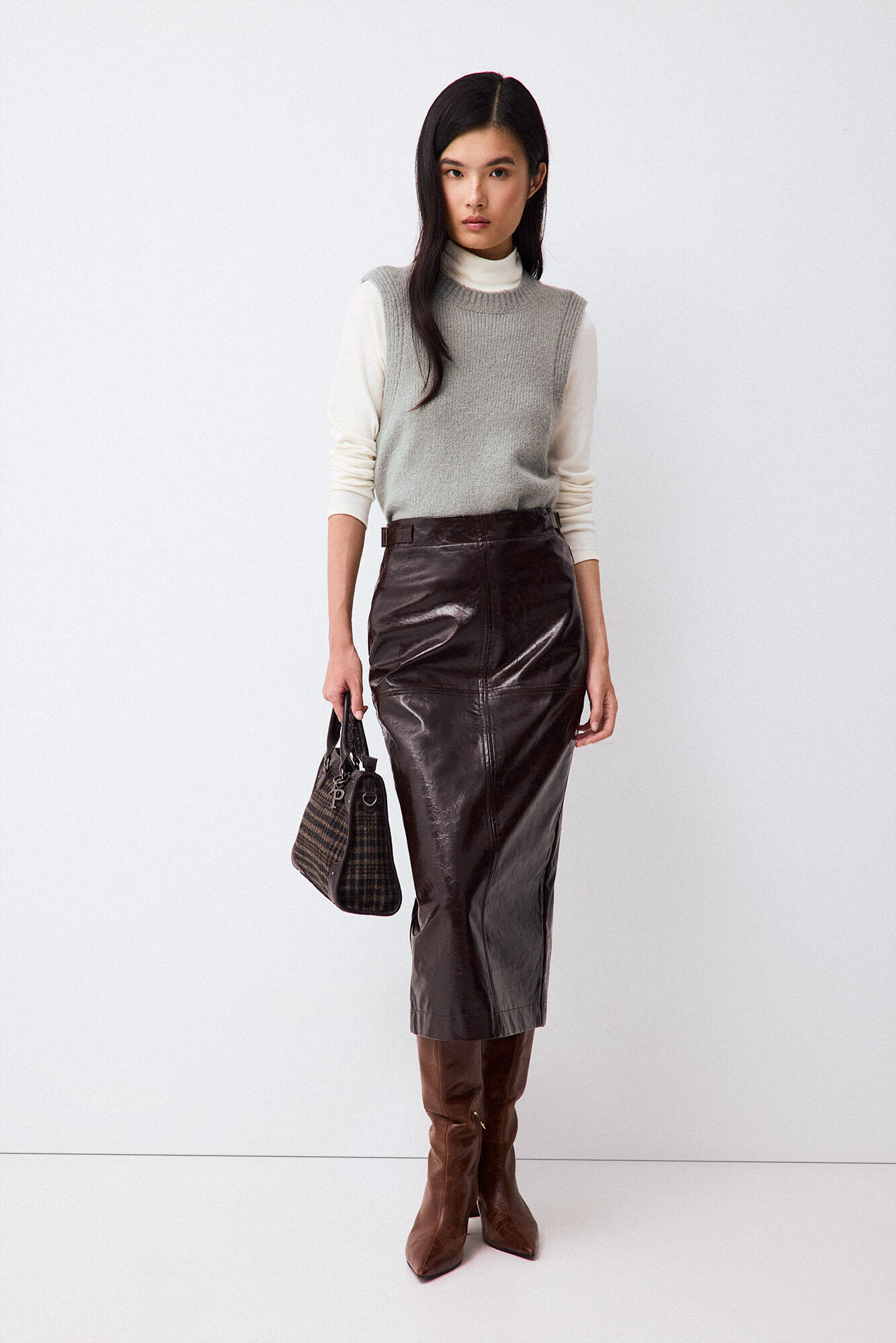 Pedro del Hierro Faux fur gilet