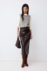 Pedro del Hierro Faux fur gilet Green