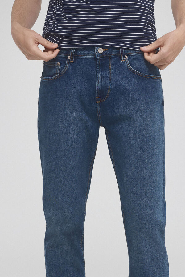 Pedro del Hierro Slim fit Premium Flex lightweight jeans Blue
