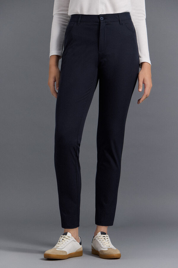 Pedro del Hierro Pantalón cinco bolsillos técnico golf Azul