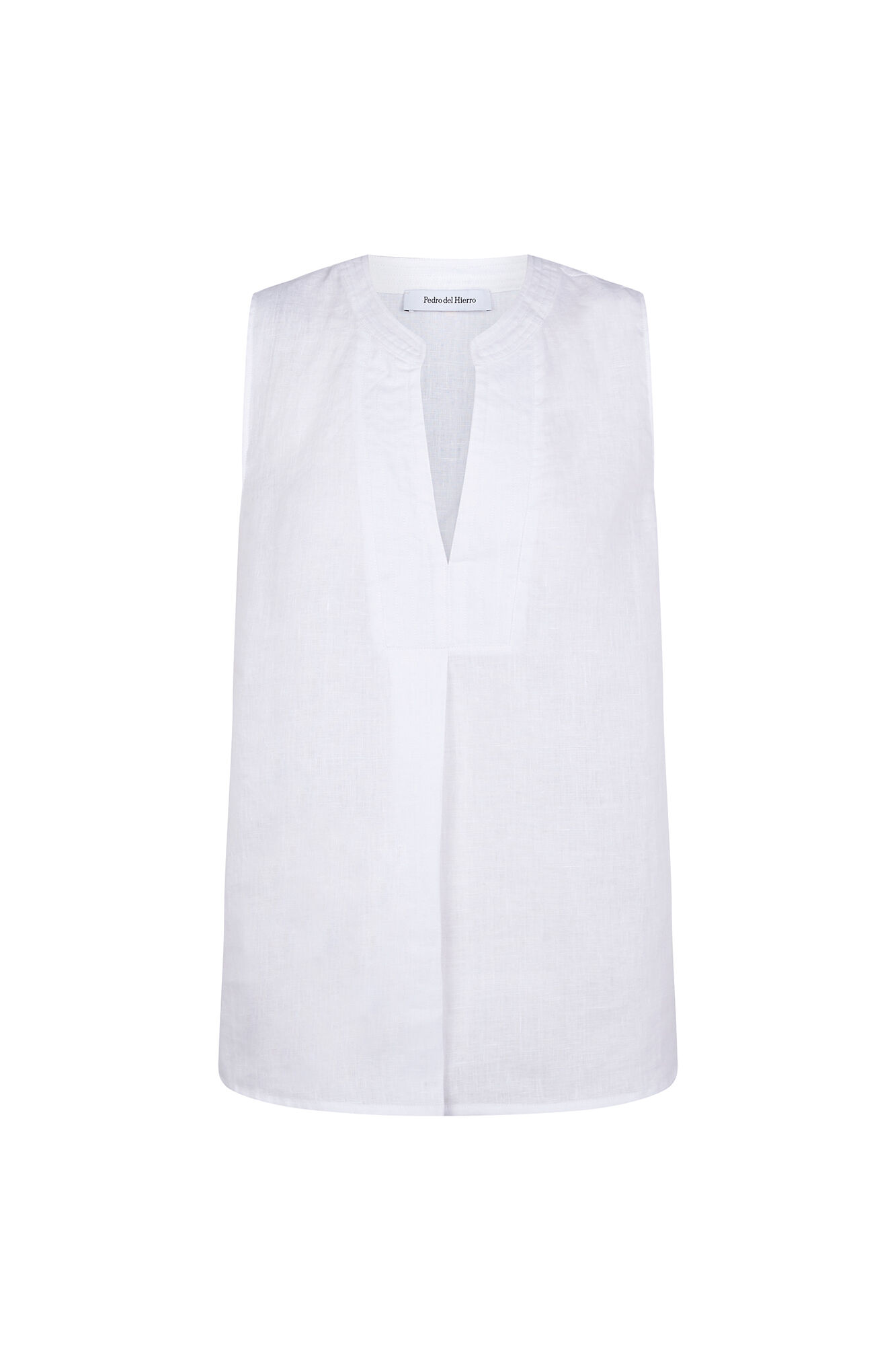 Pedro del Hierro Plain linen top