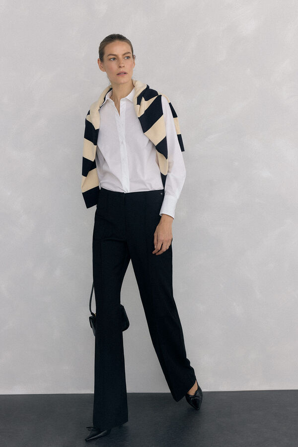 Pedro del Hierro Camisa b&aacute;sica easy iron White