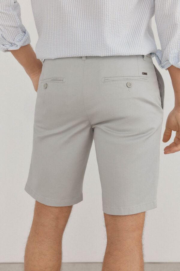 Pedro del Hierro Premium Flex chino-style Bermuda shorts  Green
