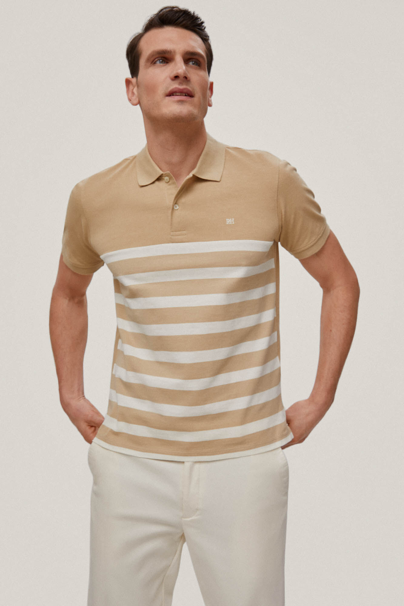 Polo fantas a de rayas Polos de hombre Cortefiel