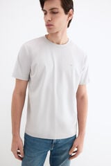 Pedro del Hierro Mercerized T-shirt Grey