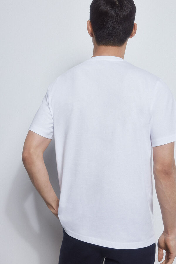 Pedro del Hierro T-shirt logo relevo Branco