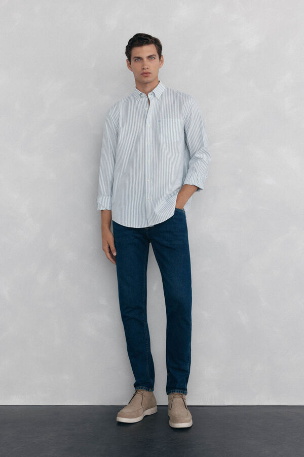 Pedro del Hierro Slim fit Premium Flex jeans Blue