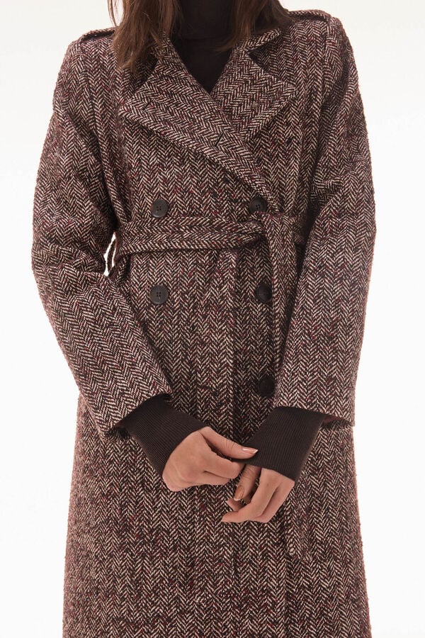 TFP by Tamara Falcó Double double-breasted coat Grey