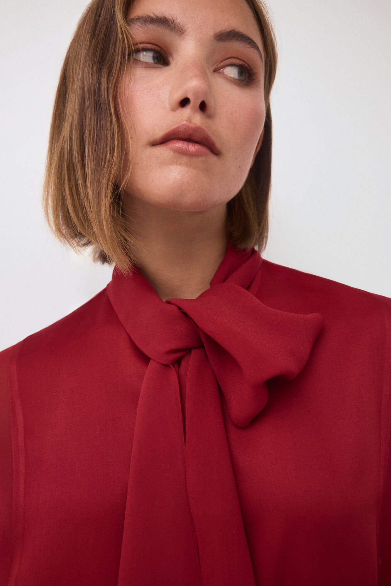 TFP by Tamara Falc&oacute; Combined bow blouse