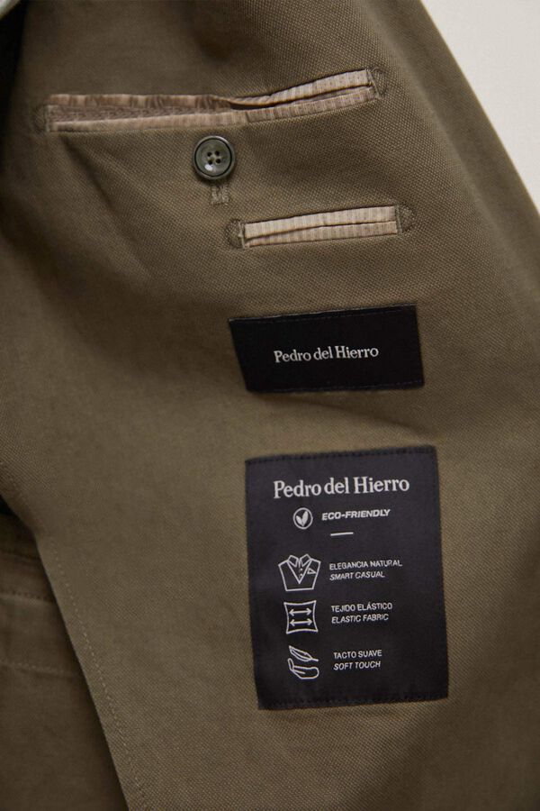Pedro del Hierro Cotton/linen blazer Green