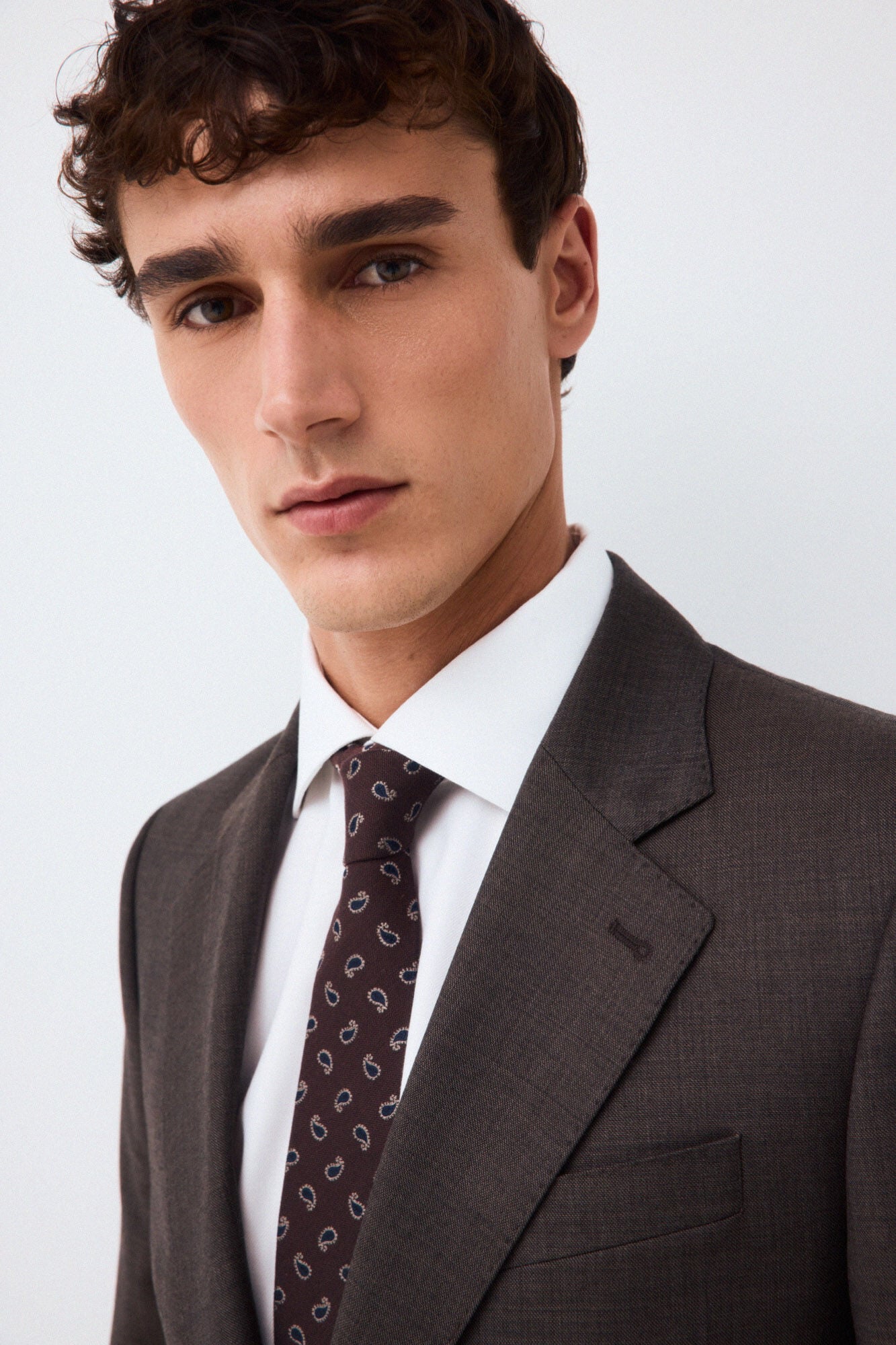 Pedro del Hierro Tailored high-waisted serge coordinated suit jacket