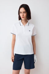 Pedro del Hierro Short-sleeved polo shirt White