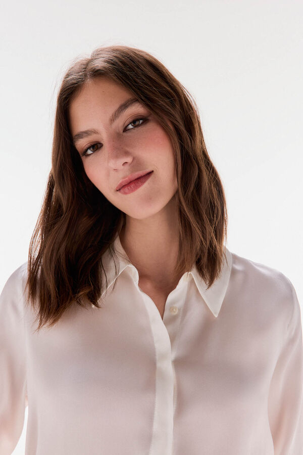 TFP by Tamara Falcó Camisa seda Crudo