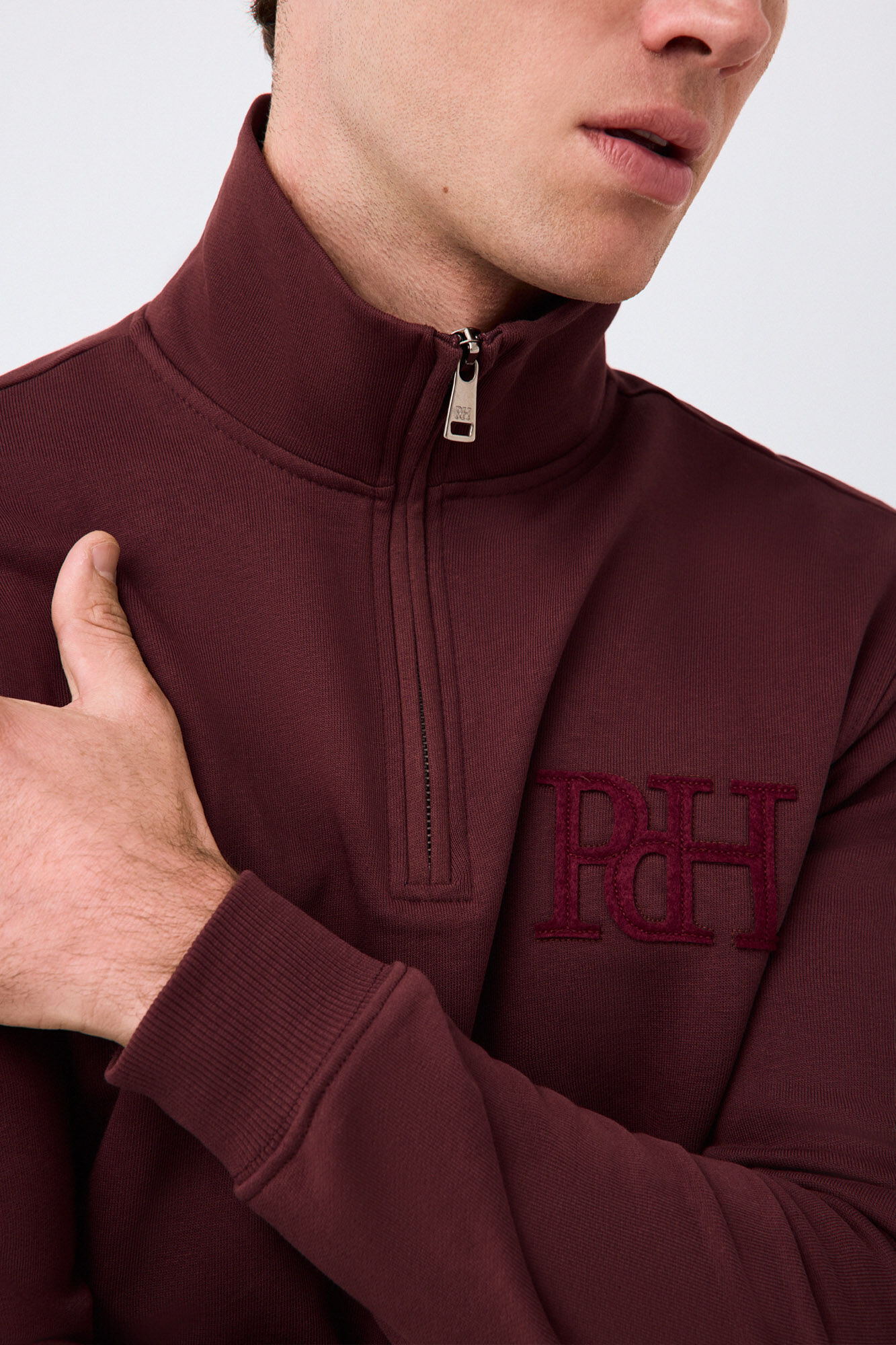 Pedro del Hierro Zip neck sweatshirt