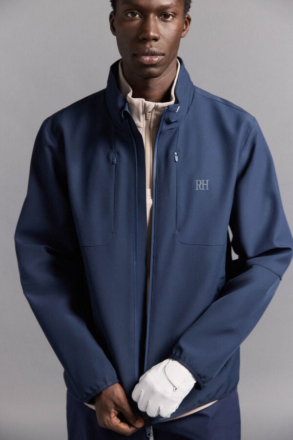 Pedro del Hierro Jaqueta de golfe simples Azul