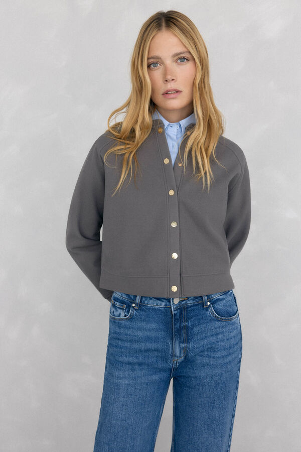Pedro del Hierro Long-sleeved jacket Grey
