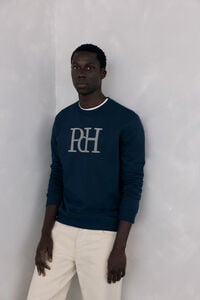Pedro del Hierro Sweatshirt logo gola caixa