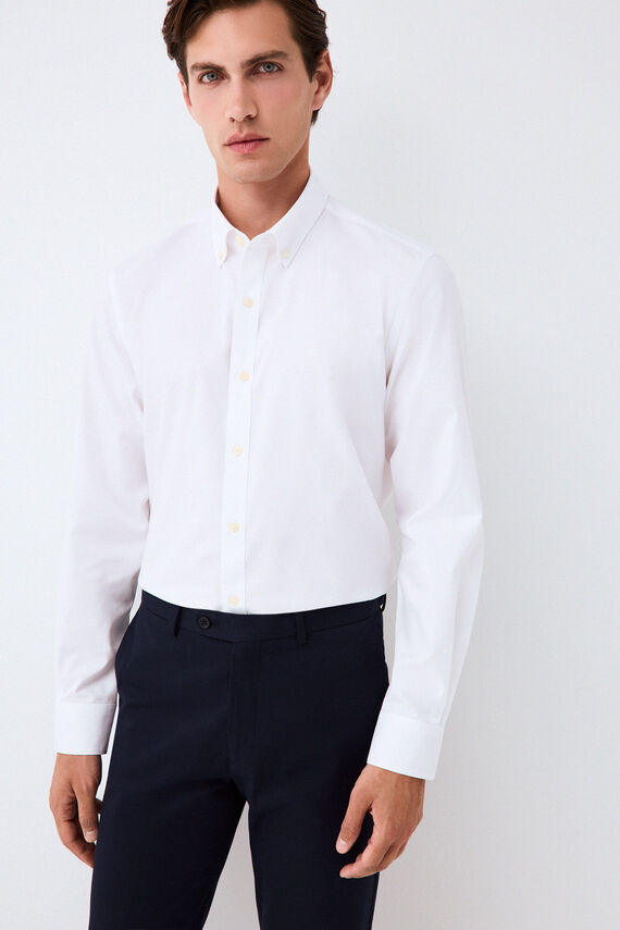 Camisa lisa non-iron