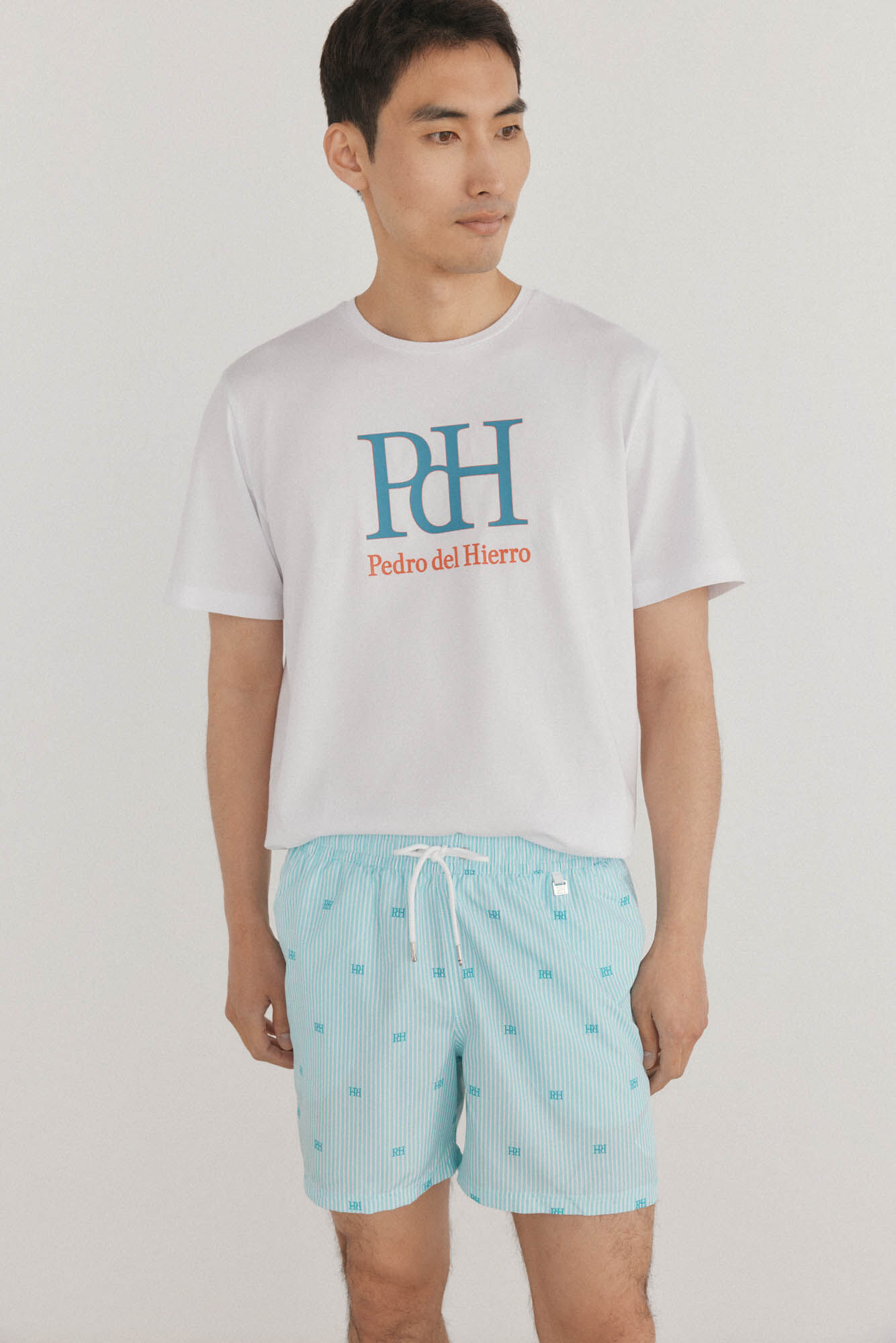 Pedro del Hierro T-shirt com logotipo