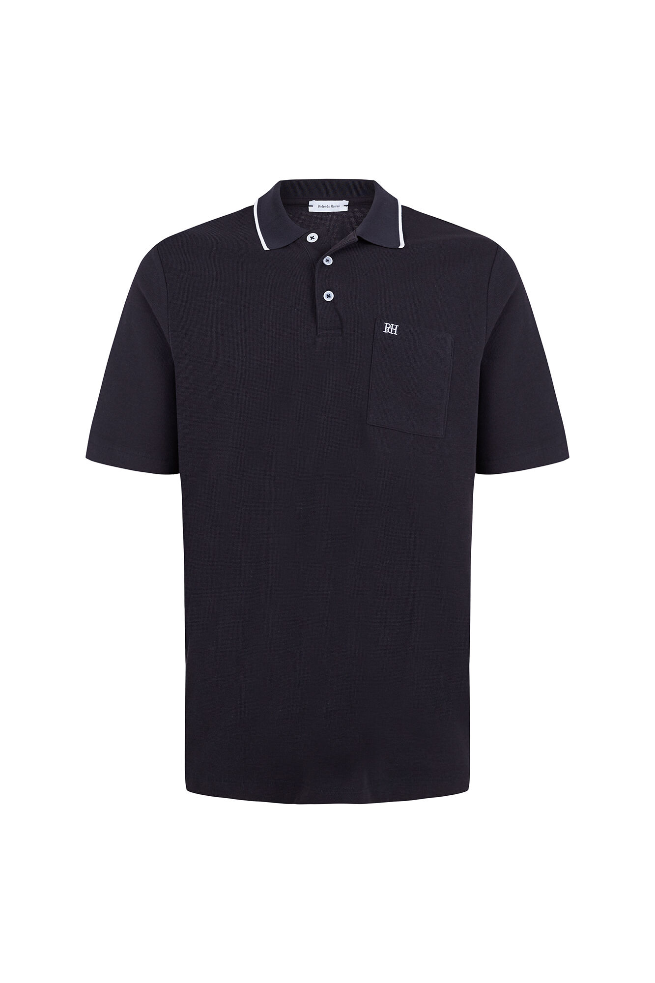 Pedro del Hierro Basic pique polo shirt