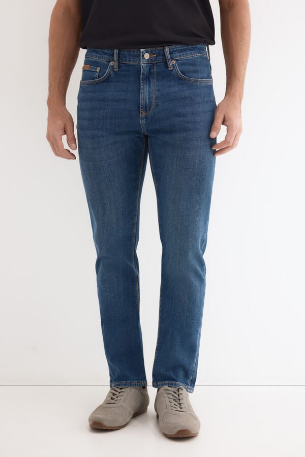 Pedro del Hierro Pantal&oacute;n vaquero ligero slim fit Azul