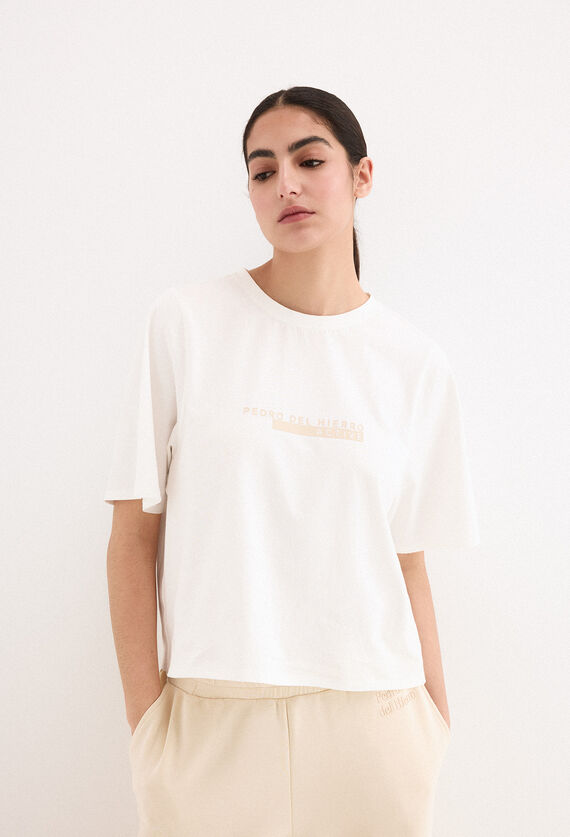 Camiseta oversize activewear logo