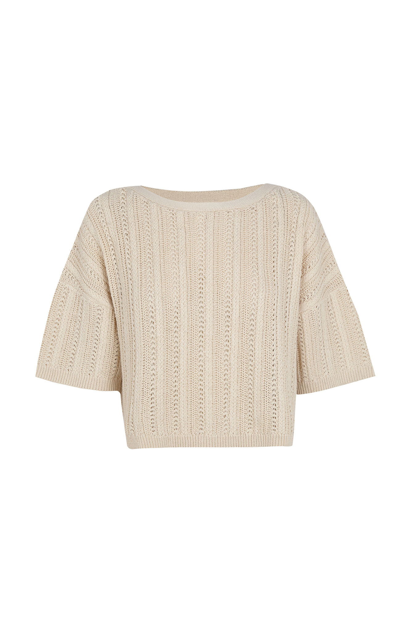 Pedro del Hierro Mini openwork cross-knit jumper