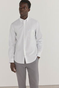Pedro del Hierro Non-iron + stain-resistant plaid shirt